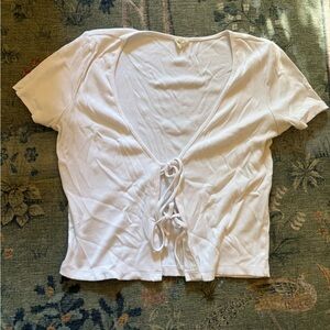 Aritzia Wilfred tie shirt